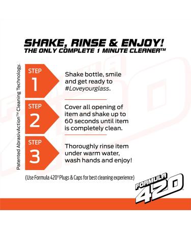 Formula 420 Cleaner - Ultimate Glass Metal & Ceramic Cleanser - 12 FL OZ | Best International Shipping - Buy Online on GoSupps.com