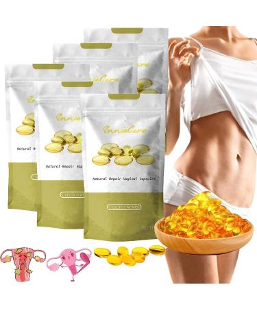 WZDYN 5Boxes/35pcs AnnieCare Instant Anti-Itch Detox Slimming Products | Annie Care Natural Detox Viginal Gel | Firming Repair & Pink and Tender Natural Capsules | Natural Repair Vajinal Capsules