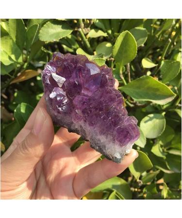 Amethyst Rough Stone 110-120g Natural Dream Amethyst Quartz Crystal Cluster Specimen - Buy Online on GoSupps.com