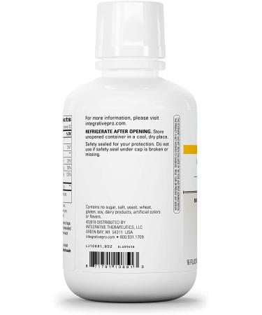 Integrative Therapeutics Liquid Calcium Magnesium with Vitamin D3 - 1:1 Ca to Mg Ratio - Berry Flavor - 16 fl oz - Buy Online on GoSupps.com