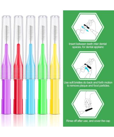 350 Pieces Interdental Brush & Flossers | Soft Gum Picks for Dental Hygiene | Mixed Color Tooth Cleaning Tools - Buy Online on GoSupps.com