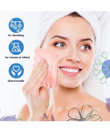 Orighty 24-Pack Reusable Makeup Remover Cloths | Soft Coral Fleece Microfiber | Washable Makeup Removal Cleansing Towels for Face, Eye, Lips | 7x7 inch - Buy Online on GoSupps.com