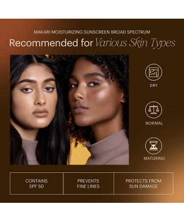 Makari Moisturizing Sunscreen SPF 50 - Broad Spectrum UVA & UVB Protection | Anti-Aging Sunblock | Lightweight Face & Body Lotion - Buy Online on GoSupps.com