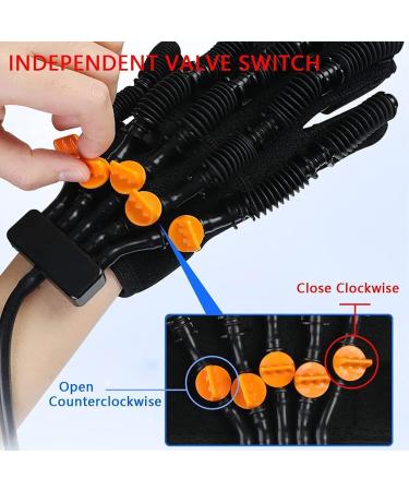 ZZBB Rehabilitation Robot Gloves Finger Wrist Training Equipment Finger Trainer for Hand Functional Impairment/Hemiplegia/Stroke Hand Splint Left Small - Buy Online on GoSupps.com