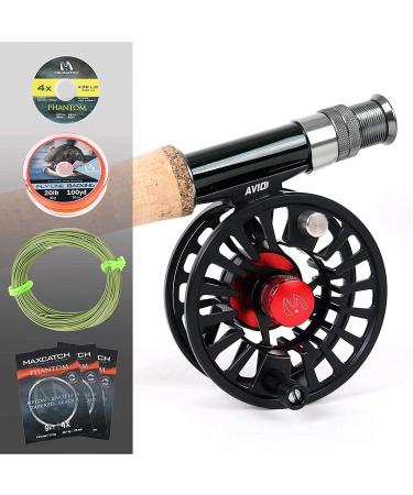 Maximcatch Premier Fly Rod & Avid Roll Combo - Complete 9' Fly Fishing Outfit with 6 WT 5/6 Fly Reel & Equipment - International Shipping Available - Buy Online on GoSupps.com