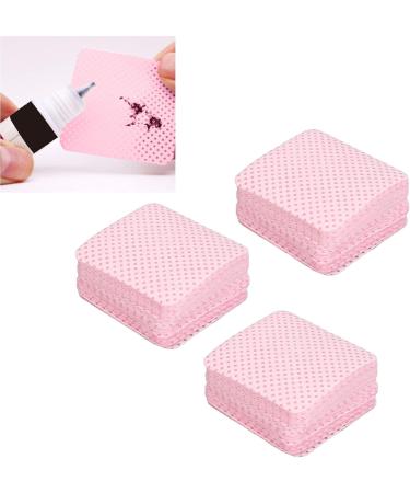 Nail Cleaning Pads Lint Gentle Cotton Residue Removal Gel Nail Polish Remover Pads for Nail Art (Light Pink) - Buy Online on GoSupps.com