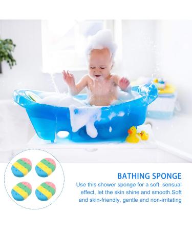 FOMIYES 8 pcs Seaweed Bath Sponge Set | Exfoliating Body Wash Sponges for Soft Shower Cleaning - Buy Online on GoSupps.com
