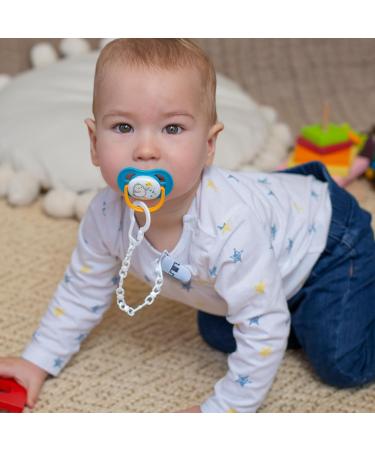 LIHAO 50 PCS Colorful Pacifier Clips Set - Plastic T-Clip Baby Pacifier Chain Clips for Moms - Buy Online on GoSupps.com