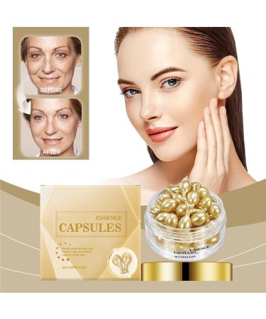 Hyaluronic acid antiwrinkle essence capsules facial serum collagen capsule antiwrinkle antiaging moisturizing essence capsule reduces wrinkles 2 - Buy Online on GoSupps.com