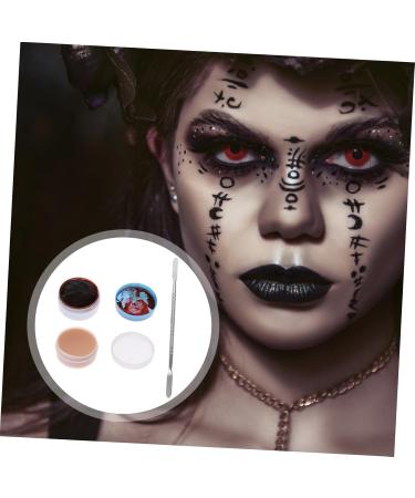 Mikinona Halloween Scar Cream Makeup Set - Special Effects Skin Wax Modeling Putty & Spatula for Halloween Makeup - Buy Online on GoSupps.com