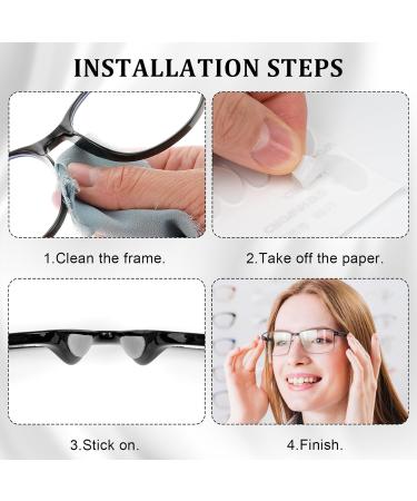Buy Wisejoy 20 Pairs Clear Soft Self-Adhesive Glasses Nasal Pads | Comfortable Non-Stick Nose Pads for Glasses & Sunglasses - International Shipping Available - Buy Online on GoSupps.com