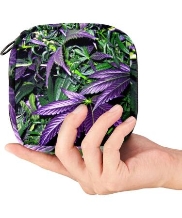 Purple Portable Menstrual Cup Storage Bag - Zip Pocket Kit for Teens & Women | Eco-Friendly Accessories - Buy Online on GoSupps.com