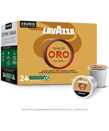 Lavazza Qualit Oro Medium Roast K-Cup Coffee Pods 24 Count For Keurig Coffee Makers Qualit Oro 24 count (Pack of 1) - Buy Online on GoSupps.com