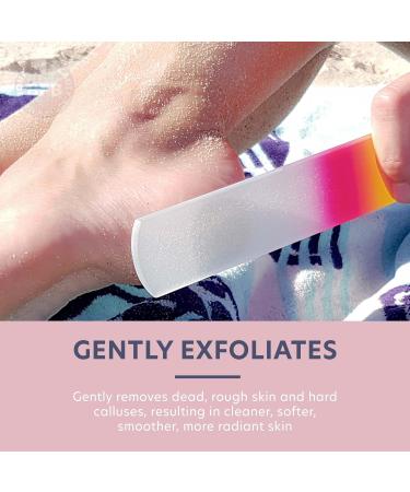 Premium Czech Glass Foot File - Bona Fide Beauty | Heel Scraper & Rasp for Smooth Feet - Buy Online on GoSupps.com