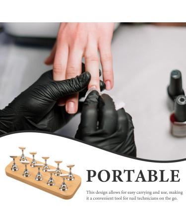 FOMIYES 1 Set Nail Stand for Press On Nails Display Nail Tips Practice Stands Magnetic Fake Nail Holder for Painting Nails Practices Acrylic Nail Art Kit Accessories - Buy Online on GoSupps.com