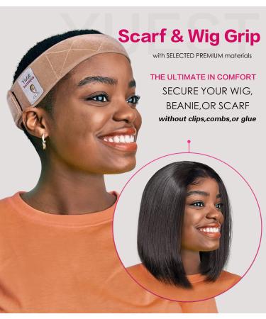 Yuest Wig Grip Band with 4 Pcs Wig Caps - No Slip Wig Gripper for Lace Front Wigs - Buy Online on GoSupps.com