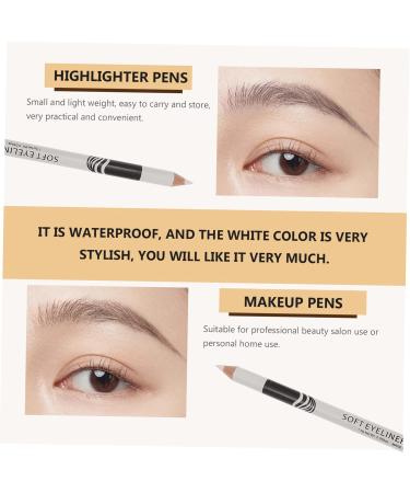 POPETPOP 12pcs Lying Silkworm Eyeliner Waterproof Eyeliner Pencil White Liner for Eyes Eye Shadow Stick Miss - Buy Online on GoSupps.com