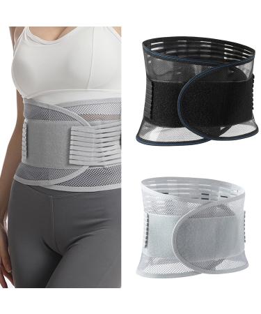 NGCG Adjustable Waist Support Belt for Postpartum Recovery & Sports - Lumbar Support for Lower Back in Black - Buy Online on GoSupps.com