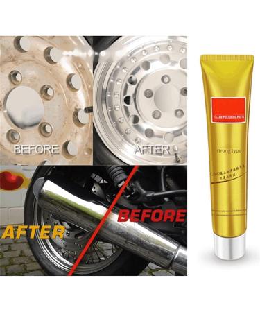 3Pcs Raturv Metal Polish Cream Raturv Chrome Polish Ultimate Metal Polish Cream Stainless Steel Polishing Kit Multifunction Dust & Rust Remover Polisher - Buy Online on GoSupps.com