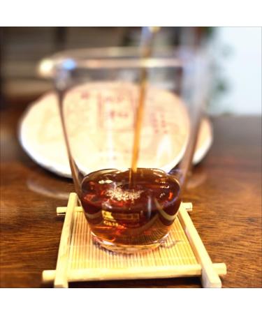 HQZM Yunnan Old Fermented Puer Tea Banzhang Old Tree Mature Tea Black Tea 357g Natural Flavor - Buy Online on GoSupps.com