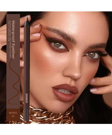 Eyeliner Pencil Eyeliner Pencil Long Lasting All Day Make Up For All Ages Highlights Natural Look Bronze - Buy Online on GoSupps.com