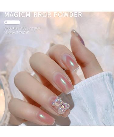 6 Colors Chrome Glitter Powder for Nails - Aurora Mirror Effect Nail Pigment & DIY Salon Glitter - Buy Online on GoSupps.com