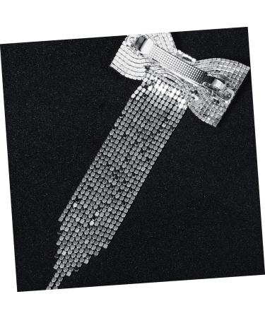 FOMIYES Bridal Tassel Hair Clip Wedding Rhinestone Bow Barrette Rhinestone Hair Bow Crystal Bowknot Clip Bridal Hair Bow Girl Hair Bows Bow for Hair Bridesmaid Luxurious Button Rhinestones - Buy Online on GoSupps.com