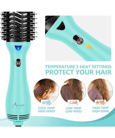 Aima Beauty Professional Hot Air Brush 4-in-1 Volumizer - Anti-Scald Ionic Technology - for All Hair Types - Buy Online on GoSupps.com