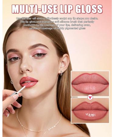Lestpola Lip Liner Stain Peel Off & Tinted Lip Oli doublesided peeloff lip gloss longlasting waterproof formula lightness nonstick cup highly pigmented makeup for women 04 04 - Buy Online on GoSupps.com