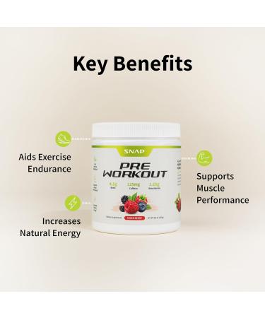 Pre Workout Beet Root Powder Nitric Oxide Supplement Preworkout for Men and Women with Organic Beets and B Vitamins Energy Support 30 Servings Mixed Berry + Shaker - Buy Online on GoSupps.com