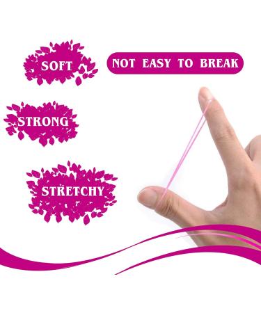 1000 Mini Clear Elastic Hair Bands for Women & Boys - Colorful Rubber Bands for Braiding & Wedding Hairstyles - Buy Online on GoSupps.com