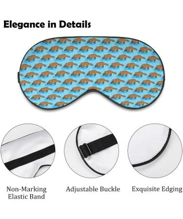 Shop Australian Funny Platypus Sleep Mask for Women | Adjustable Eye Shades with Elastic Strap - Perfect Gift - Buy Online on GoSupps.com