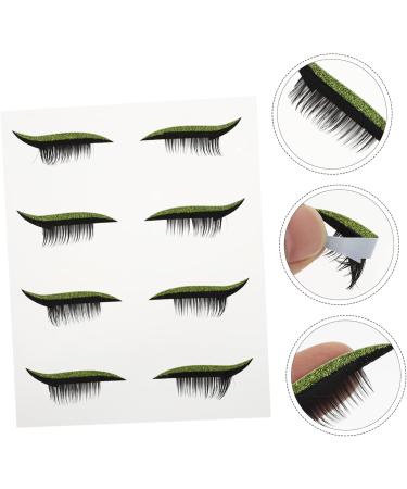 POPETPOP 12 pairs for Reusable Pencils Line Waterproof Eyelashes Adhesive Makeup Up Liners Eye Temporary 4x1.5cmx3pcs As Shownx3pcs - Buy Online on GoSupps.com