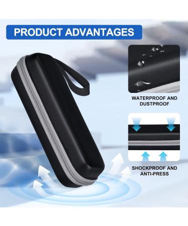 Travel Case for Oral-B & Philips Sonicare Electric Toothbrushes | Portable Protective Storage - Black - Buy Online on GoSupps.com