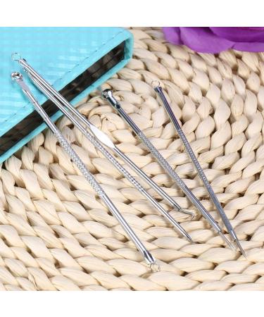 Sonew Acne Needle Set - 5pcs Double-Ended Stainless Steel Blackhead & Pimple Removal Tools for Effective Skin Care - Buy Online on GoSupps.com