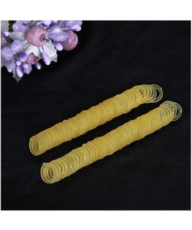 1500 Pcs Pet Silicone Rubber Hair Ties - Light Yellow | Dog Grooming Top Knots & Hair Bows for Cats, Dogs, Little Girls - Buy Online on GoSupps.com
