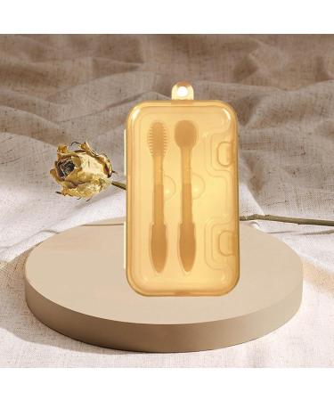 Baby Silicone Toothbrush for 0-18 Months | Gentle Teeth Cleaning & Massage Brush for Kids - Buy Online on GoSupps.com