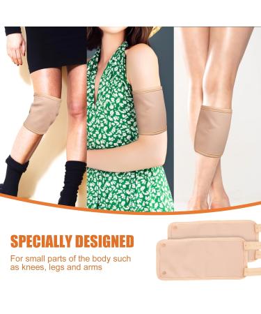 2 Reusable Castor Oil Packs - Oil-Resistant Compression Cushions for Calves Knees & Arms (Pink) - International Shipping Available - Buy Online on GoSupps.com