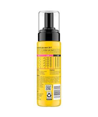 g t2b Curled Flexible Curl Foam 6.7oz for type 2-3 curls wavy & curly hair for bouncy curls lightweight hold no crunch formula - Buy Online on GoSupps.com