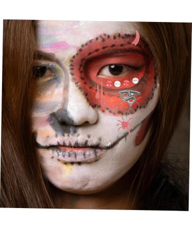 COHEALI 2 Sheets Halloween Decorations Sticker Halloween Temporary for Face for Face Halloween Temporary Face for Diy Eye Patch Plastic Rhinestones - Buy Online on GoSupps.com