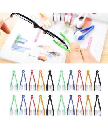 20-Partly Reading Flashing Brake Glasses Cleaning Tool Set - 4 Red Blue Black Green & Orange Brushes for Optimal Lens Care - Buy Online on GoSupps.com