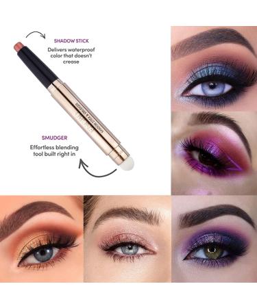  G n rique INTEROOKIE Double Head Monochrome Eyeshadow Pen High Light Smudge Free Beauty Makeup Pearl Light Sleepy Silkworm Eyeshadow (12#) - Buy Online on GoSupps.com