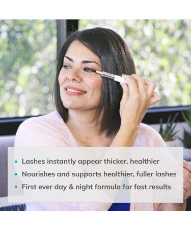 Lash24 by Hair La Vie | Eyelash Growth Serum - 2 Month Supply | Promotes Long Voluminous Lashes 24/7 - Buy Online on GoSupps.com