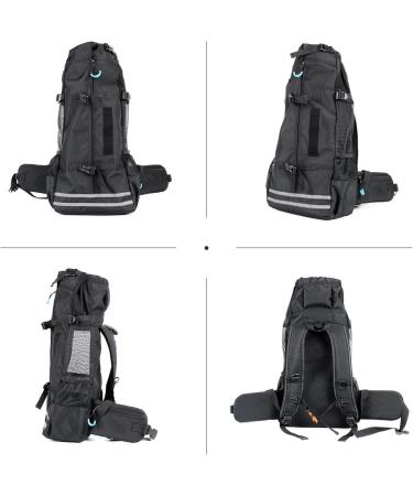 Galat e Adjustable Backpack for Small & Medium Dogs - Easy to Transport Perfect for Outdoor Walks Hiking & Travel (M Black) - Shop Now! - Buy Online on GoSupps.com