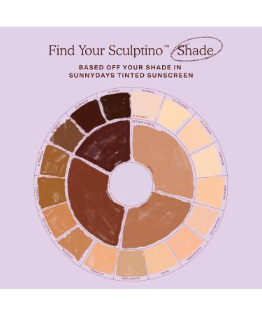 Tower 28 Sculptino Soft-Matte Cream Contour & Bronzer - Clean Cruelty-Free Face Makeup for Sensitive Skin - Broad Fair Light Shade 0.16 FL Oz - Buy Online on GoSupps.com