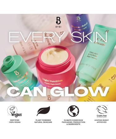 BYBI Beauty C-Caf Vitamin C Face Cream - Reduces Puffiness Hyperpigmentation & Scars - Brightening & Hydrating - Antioxidant-Rich Matcha & Caffeine - Shea Butter Glycerin Squalane - Vegan - 60ml C-Caf Cream (60ml) - Buy Online on GoSupps.com