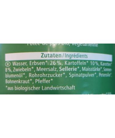 Buy Alnatura Pea Stew 400g - Healthy Vegan Meal | International Shipping Available - Buy Online on GoSupps.com