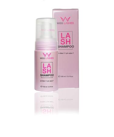 Miss Lashes eyelash shampoo (100ml) - LASH extension shampoo Cleanser extends the durability of eyelash extreme eyelash care eyelash foam gentle cleaning for eyelashes - 100 ml - Buy Online on GoSupps.com