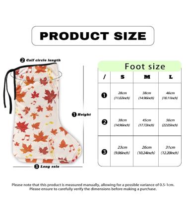 Musical Notes Maple Leaf Cast Sleeve - Foot Protectors for Men & Women | Medium Size Leg Cast Sock Cover for Below the Knee - Buy Online on GoSupps.com