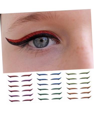 Beavorty 18 Pairs Anti Sweat Eyeliner Green Eyeshadow Instant Eyeliner Stickers Women Eyeliner Decal Man Prom - Buy Online on GoSupps.com